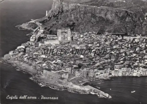 CEFALU aus dem Flugzeug - Panorama 1959
