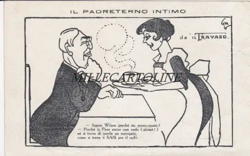 Kaffee SAIS - 1. Weltkrieg beteiligt sich auch Wilson an der Werbekampagne