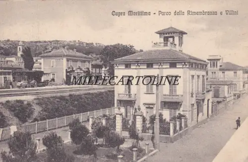 CUPRA MARITTIMA: Parco della Remembranza e Villini 1932