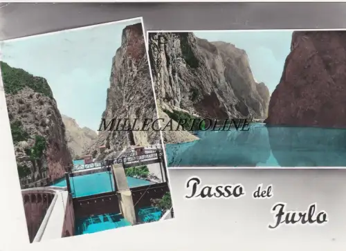 PASSO DEL FURLO: 2 Ansichten 1965