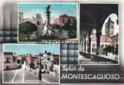 MONTESCAGLIOSO: Grüße aus - 3 Ansichten 1962