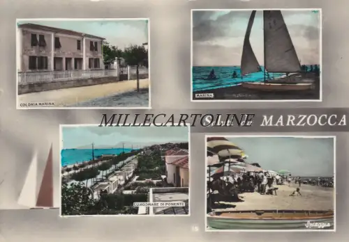 MARZOCCA: Gruss aus - 4 Ansichten 1958