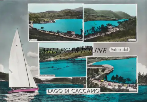 Lago di CACCAMO: Straßenansichten 1968