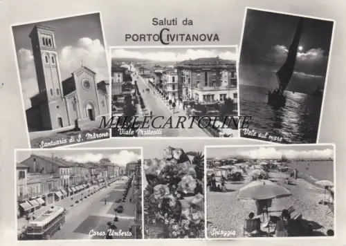 PORTO CIVITANOVA: Grüße aus - verschiedenen Ansichten 1957