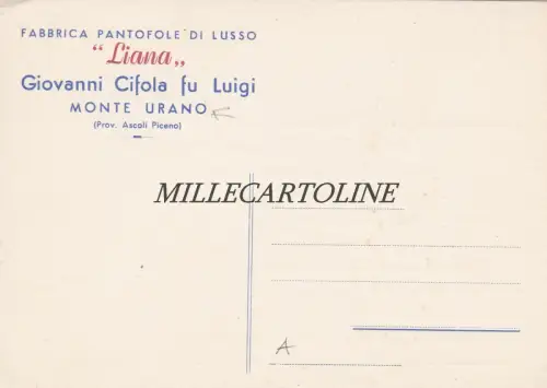 MONTE URBANO: Kopf Fabbrica Pantofole Liana von Giovanni Cifola