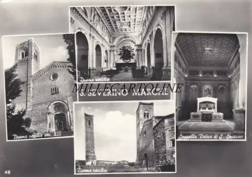 S. SEVERINO MARKEN: 4 Ansichten 1958