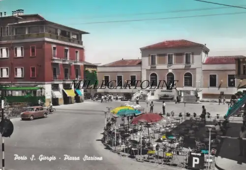 PORTO S. GIOGIO: Piazza Stazione 1963