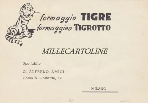 Werbung - Mailand - Tiger Käse Tiger Käse Tiger