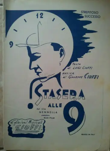 Musikalische Partitur heute Abend um 9 1948