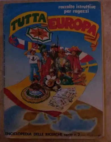 FIGURENALBUM GANZ EUROPA Ed. FOL. BO ANNO VI NICHT KOMPLETT