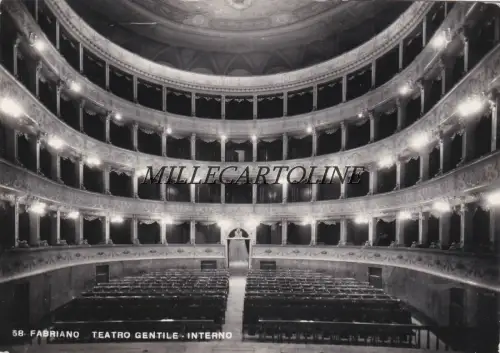 FABRIANO: Teatro Gentile - Interieur