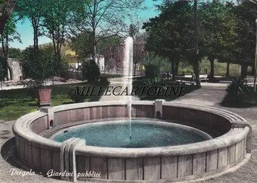 PERGOLA: Giardini Pubblici 1966