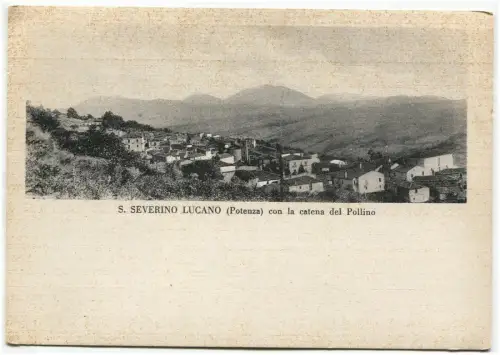 S. SEVERINO LUCANO (MACHT), PANORAMA MIT DER POLLENKETTE, 1956