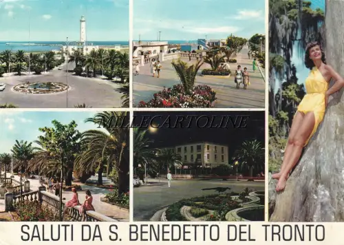 S. BENEDETTO DEL TRONTO: Grüße aus 4 Ansichten und Schönheit 1963