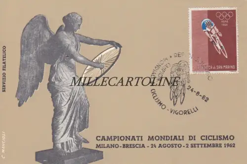 Sport - Radsport: Weltmeisterschaften Mailand/Brescia 1962