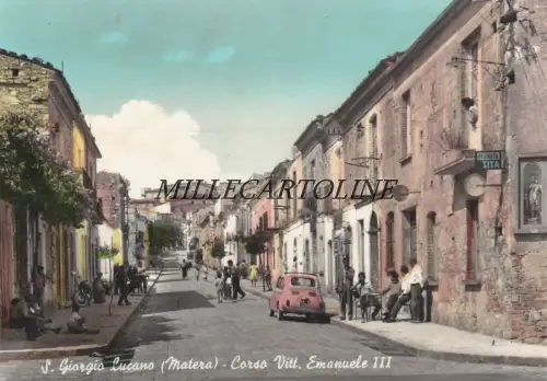 S. GIORGIO LUCANO: Corso Vittorio Emanuele III 1963