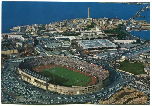BARI, DAS STADION AUS DEM FLUGZEUG, ED. FOTORAPIDACOLOR