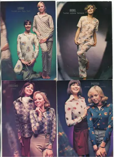 KLEIDUNG, SET 4 KARTONS, TRIKOTS UND PYJAMAS AUS TERITAL ODER JERSEY