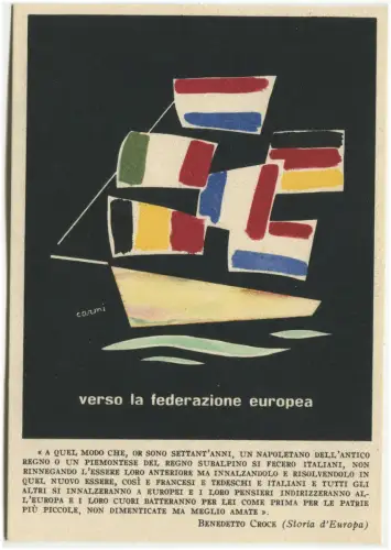 ROM, EUROPÄISCHE FÖDERALISTISCHE BEWEGUNG, SATZ B. KREUZ, ILLUSTRATA CARMI