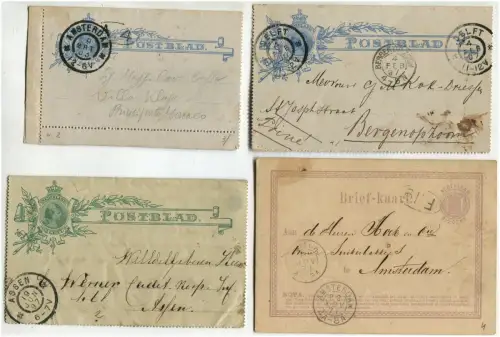 NIEDERLANDE und NIEDERLANDE INDIEN, 16er Set Postkarten m