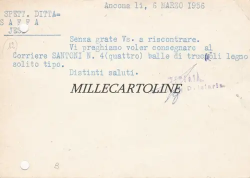 ANCONA: Buttermilch ESPERIA 1956