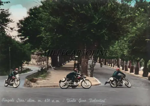 CINGOLI: Viale Gino Valentini (Motorradrallye)