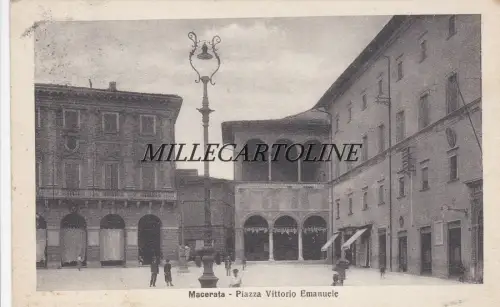 MACERATA: Piazza Vittorio Emanuele 1928