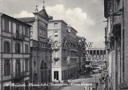 MACERATA. Chiesa dell'Immacolata - Corso Cavour 1958