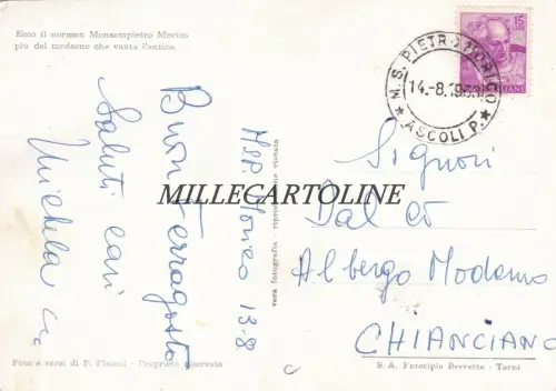 MONSAMPIETRO MORICO: Panorama 1963