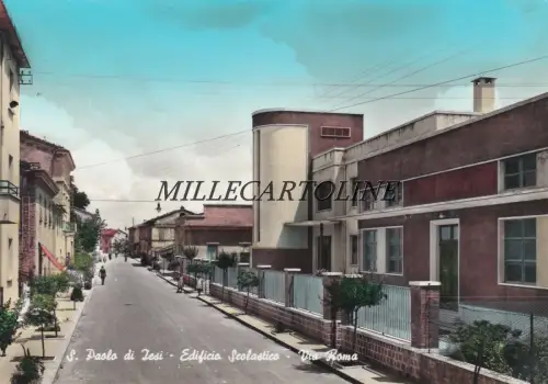 SAN PAOLO DI JESI: Edificio Scolastico - Via Roma 1970