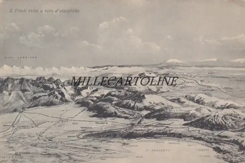 Das Friaul im Flugzeug