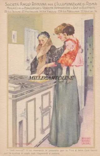 Werbung: Societa' Anglo Romana per l'illumination di Roma