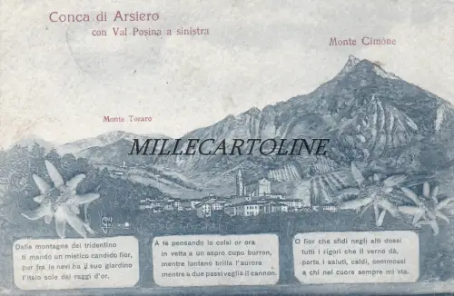 ARSIERO: La Conca - Panorama mit M. Cimone