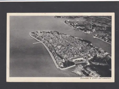 Kroatien - ZARA: Panorama aus dem Flugzeug 1938