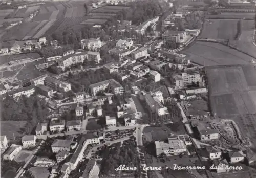 ABANO TERME - Panorama aus dem Flugzeug 1961