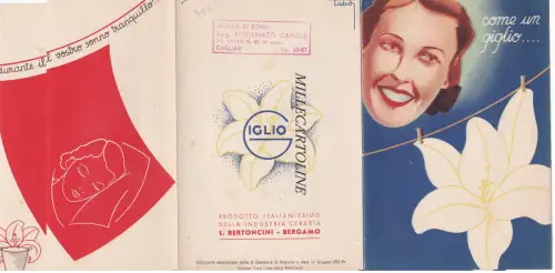 Werbung - Seifenpulver Lilie - Bergamo (Doppelkarton)