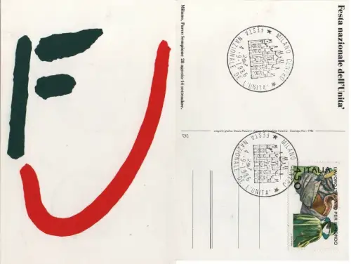 PCI Festa Nazionale dell'Unità Milano Parco Sempione 1986 (Panzeri) - Annullierung