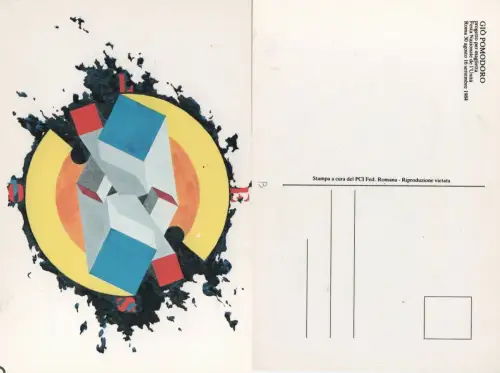 PCI Festa Nazionale dell'Unità Roma 1984 - Projekt für G. Pomodoro T-Shirt