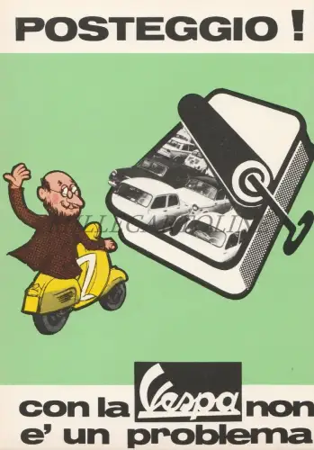 * VESPA - Parkplatz! Kein Problem