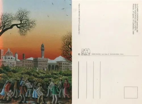 PCI Festa Nazionale dell'Unità Firenze 1988 -dis. Benatti - Aufl. 3000 es.