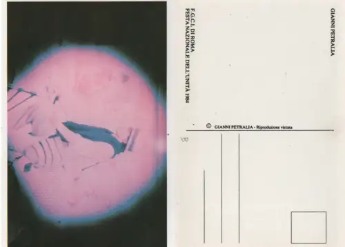 F.G.C.I. Nationalfeiertag der Einheit ROM 1984 (Grafik Gianni Petralia)