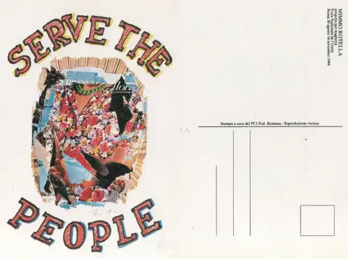 PCI Festa Nazionale dell'Unità Roma 1984 - Projekt für Mimmo Rotella T-Shirt