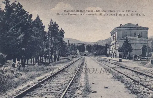 REVISONDOLI: Bahnhof - der zweithöchste des Staates