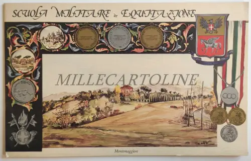 KALENDER MILITÄRSCHULE REITEN 1982 Montemaggiore