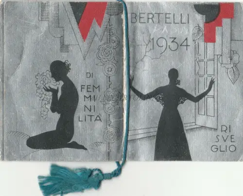 CALENDARIETTO - Bertelli Duftalmanach 1934 Risveglio