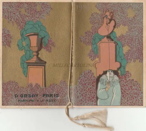 KALENDER - Duftalmanach 1927 De Bellis D'Orsay Paris Parfum