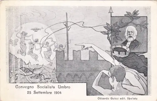 * SOZIALISMUS - Sozialistischer Kongress Umbriens 1904 - Jahrzehnte des jungen Umbriens