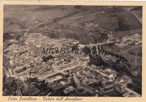 CIVITA CASTELLANA: Blick aus dem Flugzeug