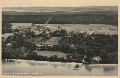DEUTSCHLAND - Buch a. Ammersee vom Flugzeug aus 1939