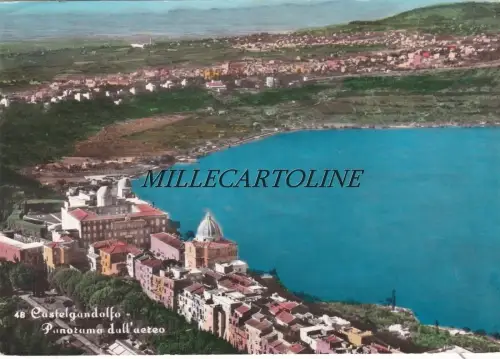 CASTELGANDOLFO: Panorama aus dem Flugzeug 1974